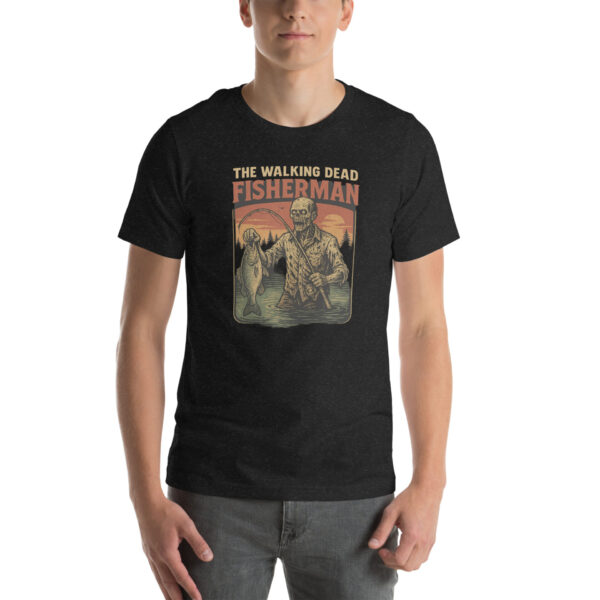 Apocalypse Catch – Retro Zombie Fishing Tee