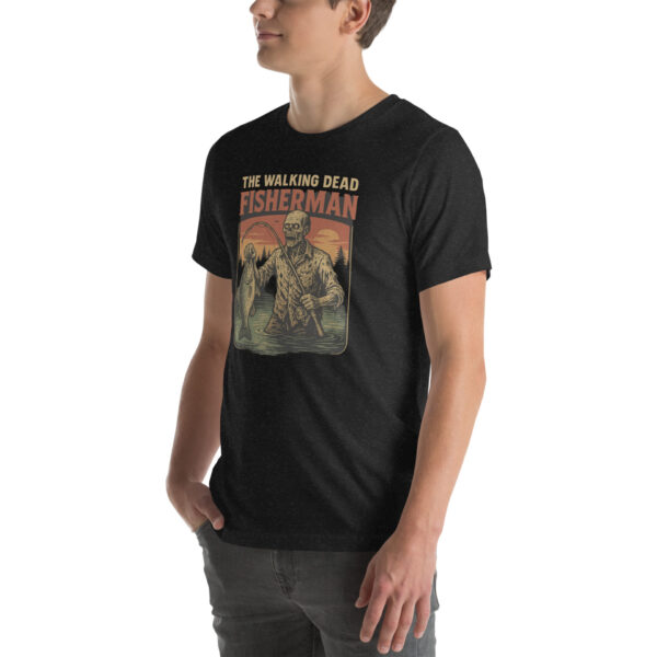Apocalypse Catch – Retro Zombie Fishing Tee