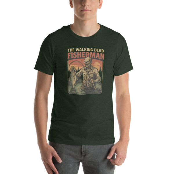 Apocalypse Catch – Retro Zombie Fishing Tee