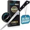 Fillet Knife for Fish-01 7" Razor Sharp Fillet Knife – Flexible German Steel Boning Blade for Fish & Meat