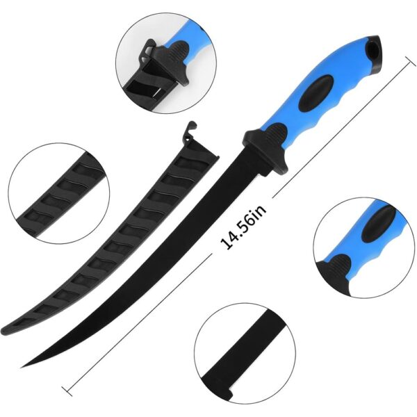 Pro Fish Fillet Knife Set 5″–9″ – Sharp, Durable, Ready to Clean & Cut