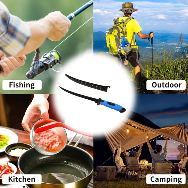 Pro Fish Fillet Knife Set 5″–9″ – Sharp, Durable, Ready to Clean & Cut