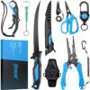 Fishing Tool Set – Corrosion-Resistant Pliers, Fillet Knife & Gripper Kit for Anglers