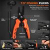 All-in-One Fishing Gear Set – LED Headlamp, Pliers & Tactical Bracelet