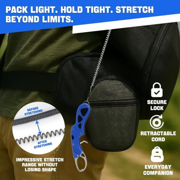 Heavy Duty Stainless Steel Fish Gripper – 50 lb Lip Grabber for Fresh & Saltwater