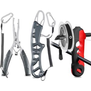 ishing Tool Gift for Men-01 Pro Fishing Gift Set – Pliers, Hook Remover & Lip Gripper Kit for Fresh & Saltwater