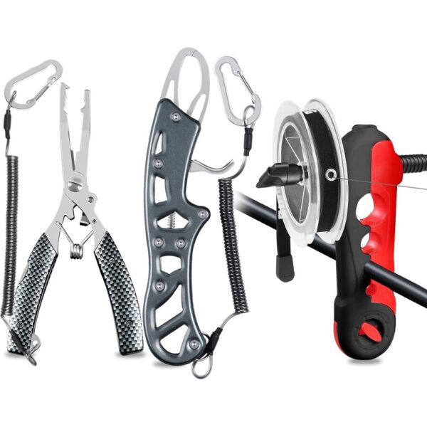 ishing Tool Gift for Men-01 Pro Fishing Gift Set – Pliers, Hook Remover & Lip Gripper Kit for Fresh & Saltwater