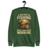 unisex-premium-sweatshirt-forest-green-front-68fdfa88deade.jpg Retro Fisherman Premium Sweatshirt – A Bad Day of Fishing Beats Working