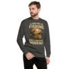 unisex-premium-sweatshirt-vintage-black-front-68fdfa88cc296.jpg Retro Fisherman Premium Sweatshirt – A Bad Day of Fishing Beats Working