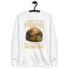 unisex-premium-sweatshirt-white-front-68fdfa88e1bdf.jpg Retro Fisherman Premium Sweatshirt – A Bad Day of Fishing Beats Working