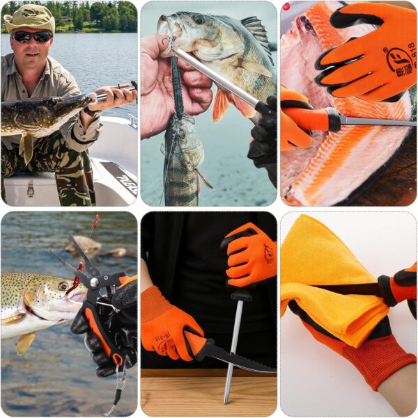 13 Pcs Fishing Tool Kit-06 13-Pc Pro Fishing Gear Kit – Knife, Pliers & Lip Gripper