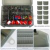 270Pcs Fishing Accessories Kit-04 270Pcs Complete Fishing Tackle Kit with Hooks, Sinkers, Jigs & Pliers for Bass and Trout