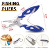 270Pcs Fishing Accessories Kit-06 270Pcs Complete Fishing Tackle Kit with Hooks, Sinkers, Jigs & Pliers for Bass and Trout