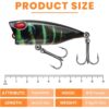 3D Bionic Fishing Lures-05 7-Pack 3D Bionic Lures with Rattle & Razor-Sharp Hooks