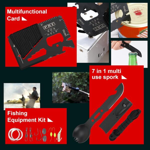 Pro Survival & Fishing Tool Kit — 116-in-1 Outdoor Multi-Use Gear for Angler