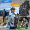 Heavy-Duty Waterproof Fishing Backpack – Includes 3600 Tackle Trays, Fish Lip Gripper, & Precision Pliers